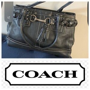 Coach Black Hampton Purse